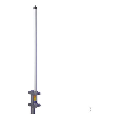 Antena Base VHF 150-160 MHz / Fibra de Vidrio / 6 dB / Serie HX para Climas Extremos / Pararrayos Integrado / 6.1 m (20 ft)