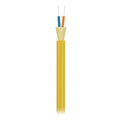 Cable de Fibra Óptica de 2 Hilos (G.657.A1), Monomodo OS2 9/125, Interior, Tight Buffer 900um, No Conductiva (Dieléctrica), Riser, Precio Por Metro