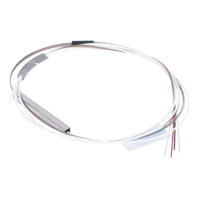Divisor Óptico (Splitter) Tipo PLC, de 1x8, Sin Conectores