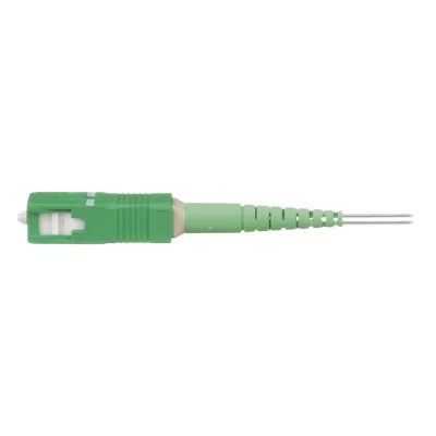 Conector de Fibra Óptica Tipo Splice-On, Monomodo SC/APC, Para Fibra de 250/900um, Color Verde