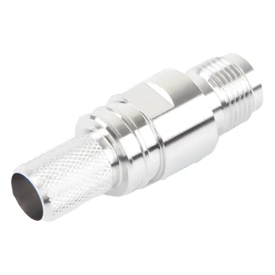 Conector TNC Hembra en Línea, Plegable Hex. con Pin Cautivo para cables Tipo RG-8/U, LMR-400