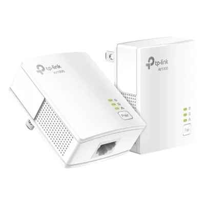 Kit Adaptador Powerline Gigabit Ethernet/ Tecnologia HomePlug AV2 / Puertos 1000Mbps / Plug and Play / hasta 300 M dentro de casa / 1 Puerto 10/100/1000 Mbps / Tamaño ultra compacto