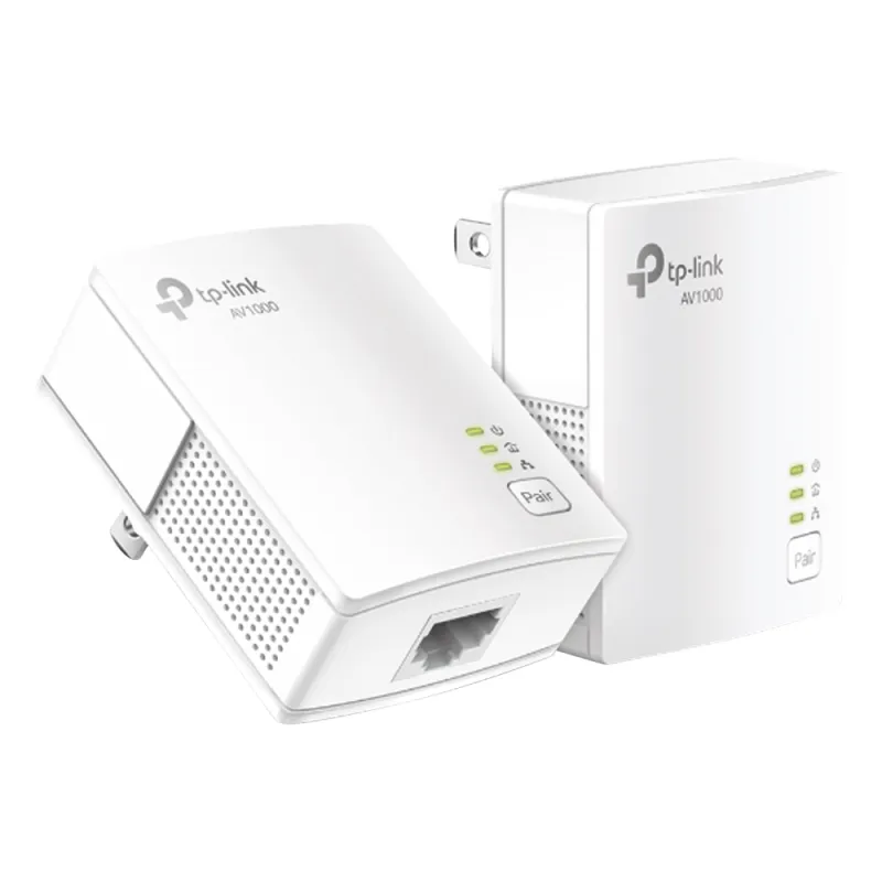 Kit Adaptador Powerline Gigabit Ethernet/ Tecnologia HomePlug AV2 / Puertos 1000Mbps / Plug and Play / hasta 300 M dentro de casa / 1 Puerto 10/100/1000 Mbps / Tamaño ultra compacto