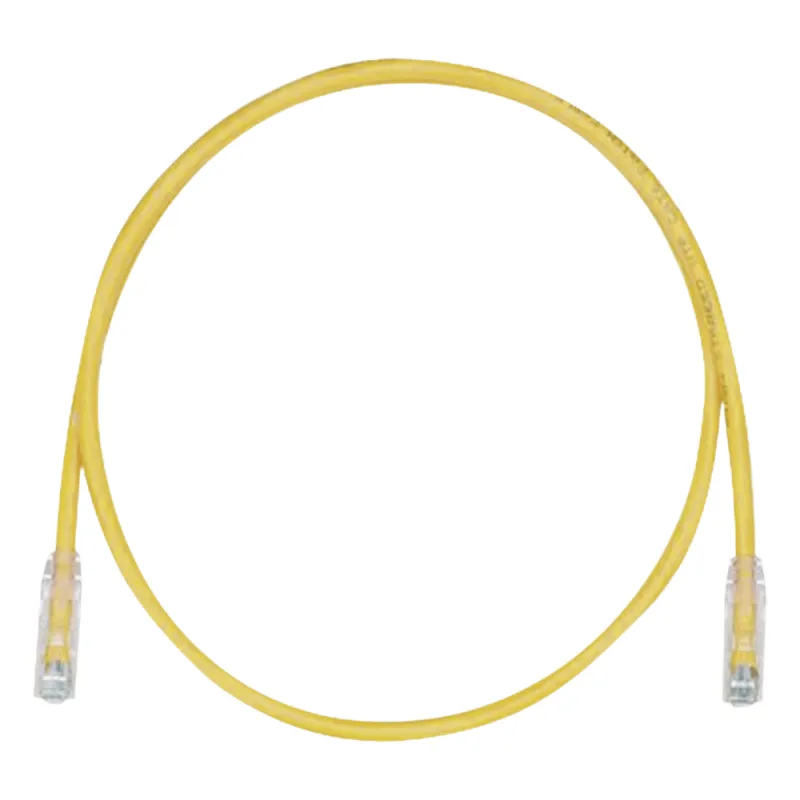Cable de Parcheo TX6, UTP Cat6, 24 AWG, CM, Color Amarillo, 4.57 Metros (15 Pies)