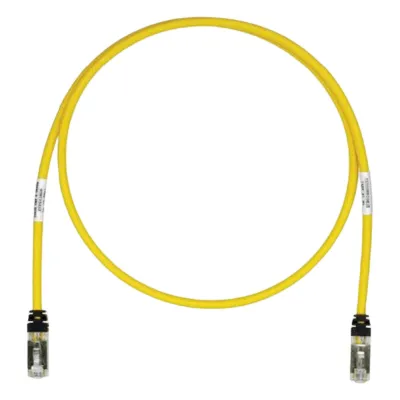 Patch Cord Cat6A, Blindado S/FTP, CM/LS0H, 1.52 Metros (5 Pies), Color Amarillo