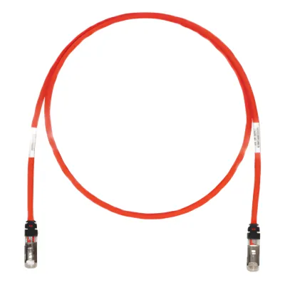 Patch Cord Cat6A, Blindado S/FTP, CM/LS0H, 1.52 Metros (5 Pies), Color Rojo
