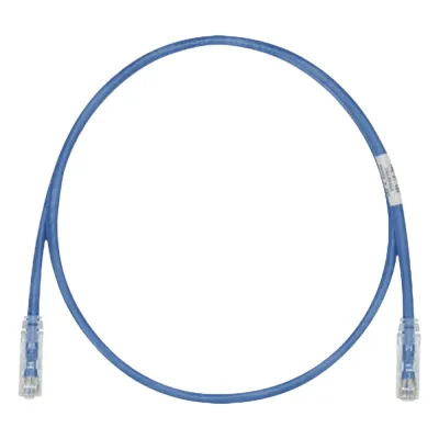 Cable de Parcheo TX6, UTP Cat6, 24 AWG, CM, Color Azul, 7.62 Metros (25 Pies)