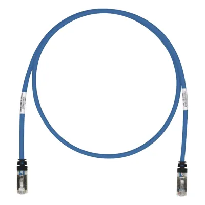 Patch Cord Cat6A, Blindado S/FTP, CM/LS0H, 9.14 Metros (30 Pies), Color Azul
