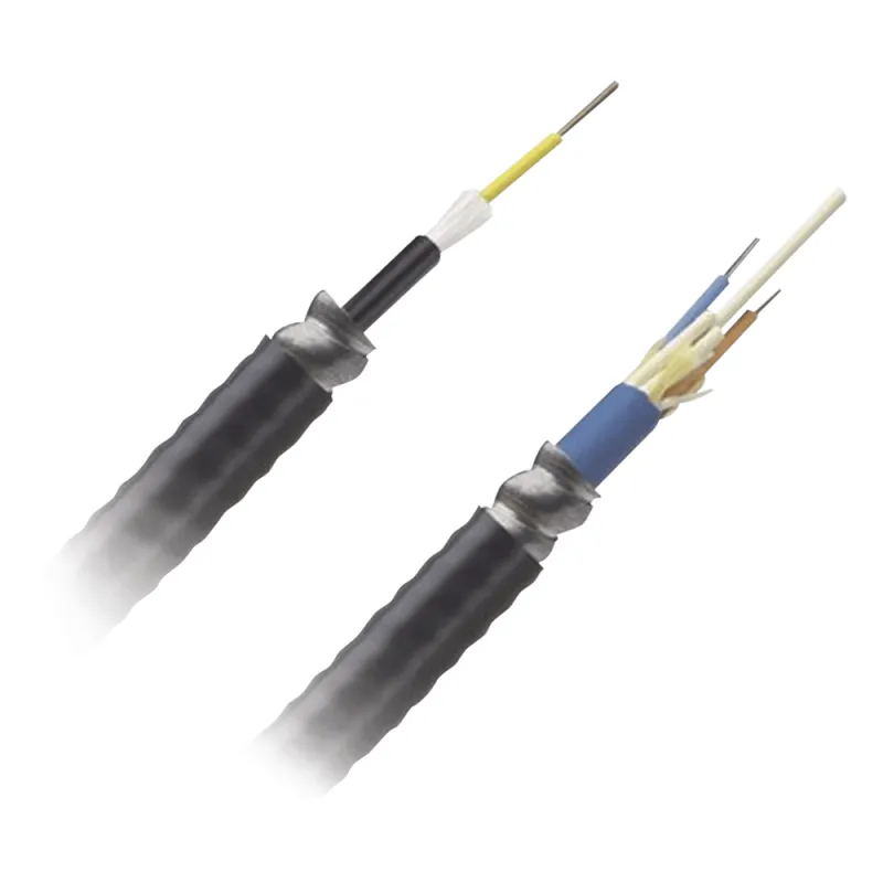 Cable de Fibra Óptica de 6 Hilos, Monomodo OS2, Interior/Exterior, Armada, Loose Tube 250um, OFCR (Riser), Precio Por Metro