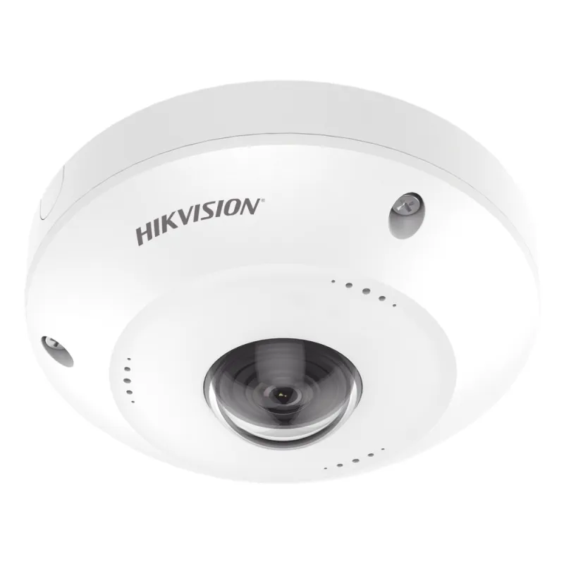 Fisheye IP 4 Megapixel / Panorámica 180° - 360° / Exterior IP67 / IK10 / PoE / Múltiples Vistas por iVMS-4200