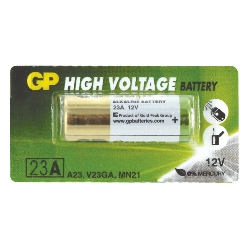 Batería Alcalina Gold Peak 12 V @ 23 Ah ( No recargable )