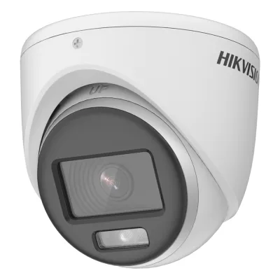 [ColorVu] Turret TURBOHD 2 Megapixel (1080p) / Imagen a Color 24/7 / Lente 2.8 mm / METAL / Luz Blanca 20 mts / Exterior IP67 / TVI-AHD-CVI-CVBS / dWDR
