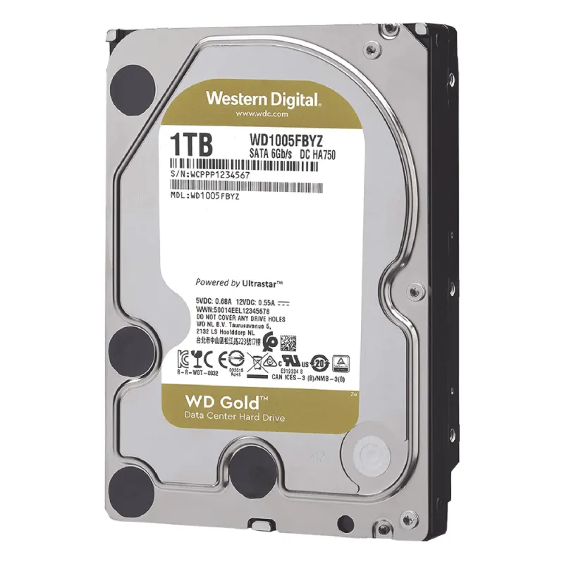Disco Duro Gold de 1TB / Clase Enterprise / 5 AÑOS DE GARANTÍA