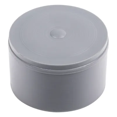 Tapón de Alta Resistencia con Anti UV para Postes de Cercos Eléctricos / 1" (25.4 mm) / Polipropileno Virgen / Color Gris / -30°C a 80°C / Instalación por Presión