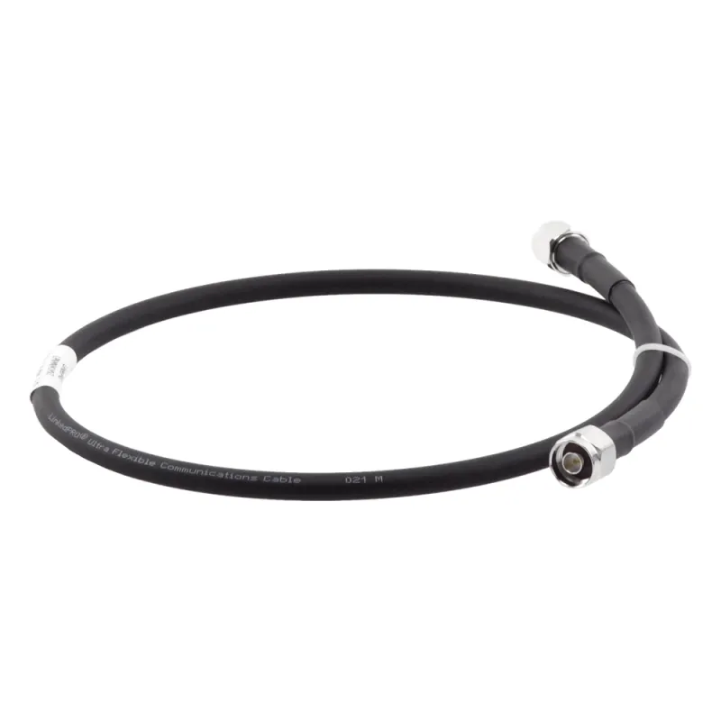 Jumper Ultra Flexible de baja pérdida para equipos inalámbricos hasta 7 GHz N-Macho a N-Macho 1 m