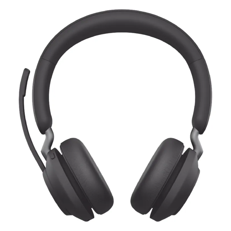 Jabra Evolve2 65, Auricular stereo versión UC con aislamiento de ruido activa, dongle USB-A indicador de ocupado (Busylight) (26599-989-999)