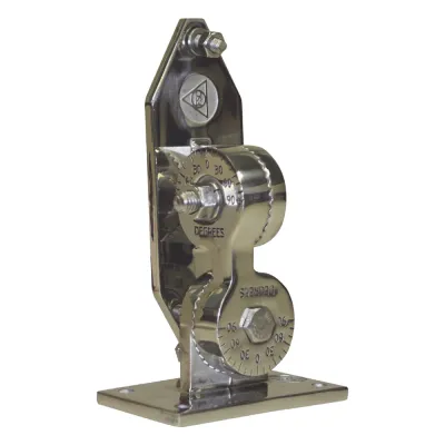 Base de montaje giratoria de acero inoxidable 316 para detectores de flama FS24X, FS20X, SS4 y SS2, ajuste direccional en incrementos de 10 grados