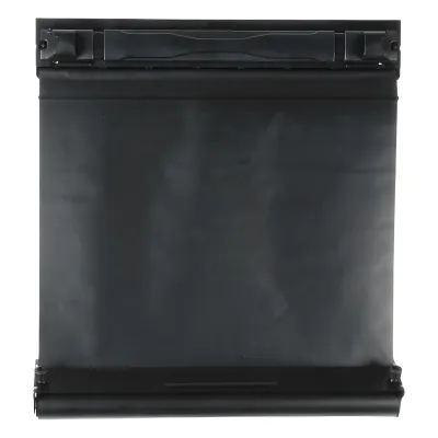 Tapa Ciega Tipo Cortina, Para Rack de 19 in, Ajustable de 4 a 51 UR, Color Negro
