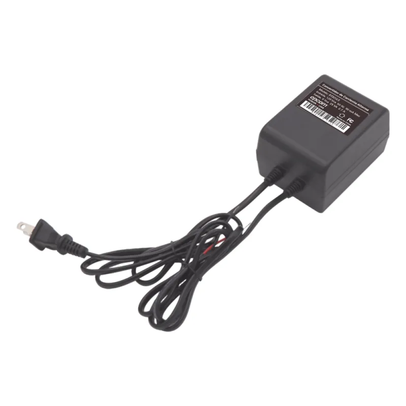 9 Vca / 2.7 A / 25 VA / Transformador / Voltaje de entrada 120 Vca / Para Usos Múltiples / Video Vigilancia, Acceso, Asistencia, Alarmas, Bocinas, Etc.
