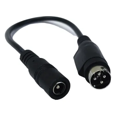 Adaptador Universal DC Hembra a Minidin 4 Pines Macho / Recomendado para DVR´s epcom / HIKVISION