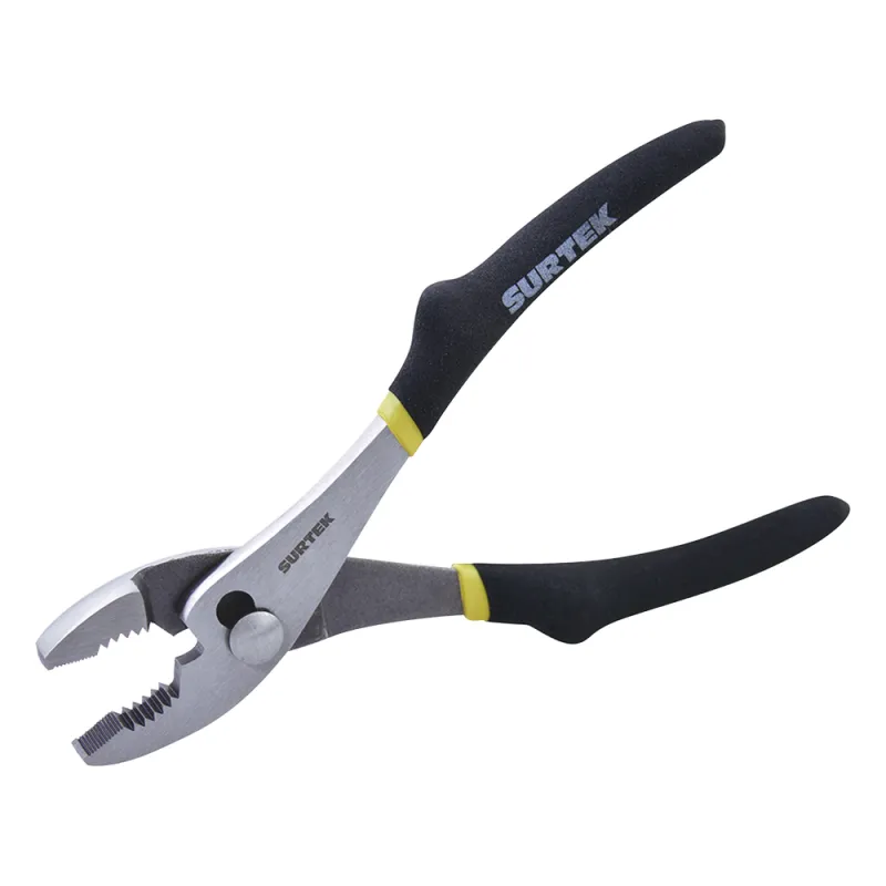 Pinza para mecánico de 8" con mango de vinil.