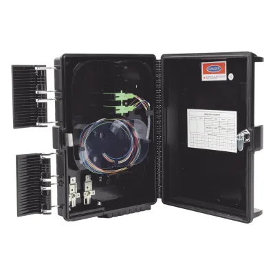 Cierre de Empalme para 24 fusiones de fibra óptica, Interior/Exterior, con 8 acopladores SC/APC y splitter 1x8 SC/APC Incluido, IP65