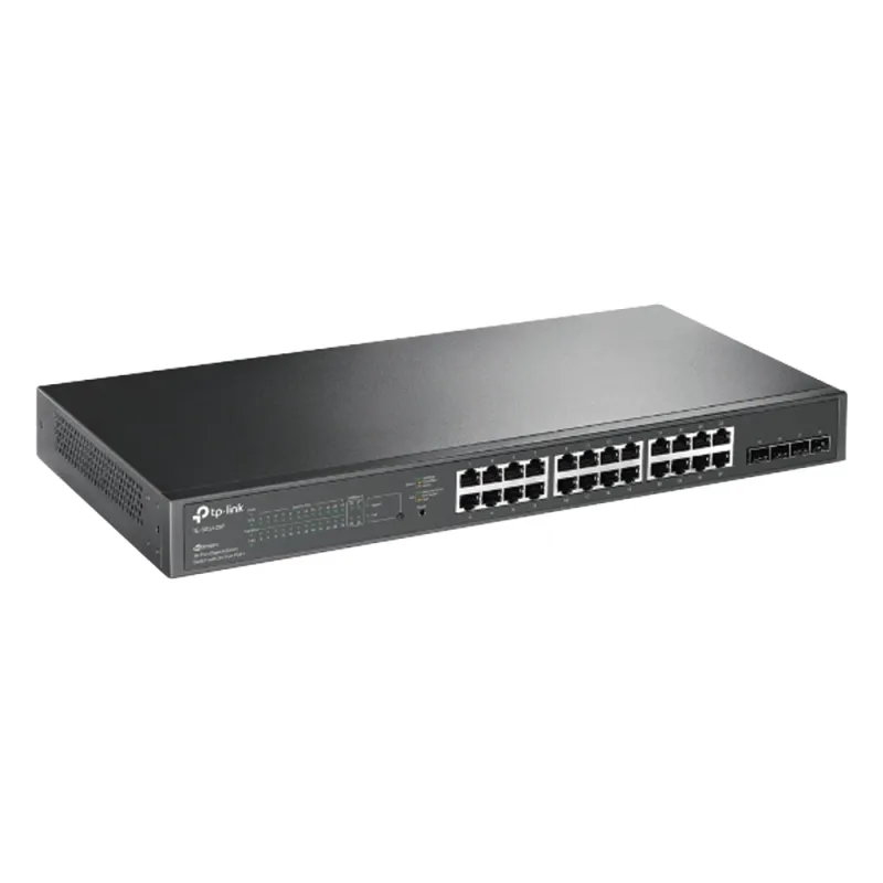 Switch PoE JetStream SDN Administrable 24 puertos 10/100/1000 Mbps + 4 puertos SFP, 24 puertos PoE, 250W, administración centralizada OMADA SDN