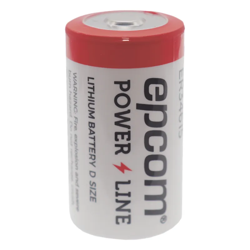 Batería de Litio ER34615 Tamaño D / 3.6V / 19Ah / Li-SOCl2 / No Recargable / Operación -60°C a +85°C / Electrolito Antiinflamable