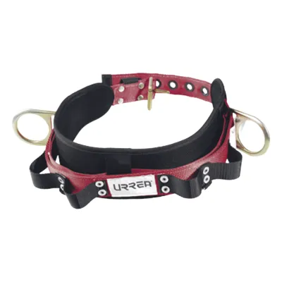 Cinturón para liniero talla 44, con bandas para porta herramientas y dos anillos tipo D.