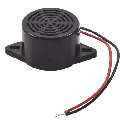 Zumbador para Chapas y Contrachapas / 85 dB / 12 Vcc / Avisa cuando la puerta se abre / Diseño compacto ABS