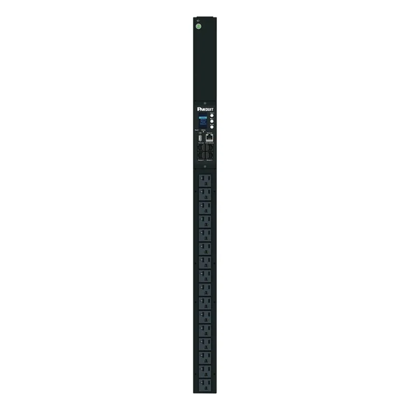 PDU G5 Monitoreable (MI) para Distribución de Energía, Enchufe de Entrada NEMA 5-15P, Con 16 Salidas NEMA 5-20R, de Instalación Vertical, 120 Vca, 15 Amp