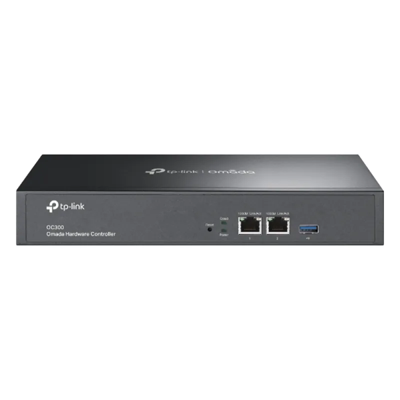 Controladora Omada para gestionar hasta 500 equipos Omada/ Gestion desde la Nube gratuita / Actualizaciones masivas / 2 puertos Gigabit con PoE af/at