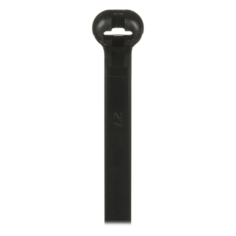 Cincho Dome-Top Nylon 6.6, 378mm largo x 7mm ancho, Color Negro. Paquete de 250 piezas