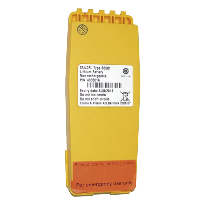Batería Primaria de Litio SAILOR B3501A / 7.2V / 3000 mAh / No Recargable / SP3510 SP3515 SP3520 SP3550 / Serie McMurdo