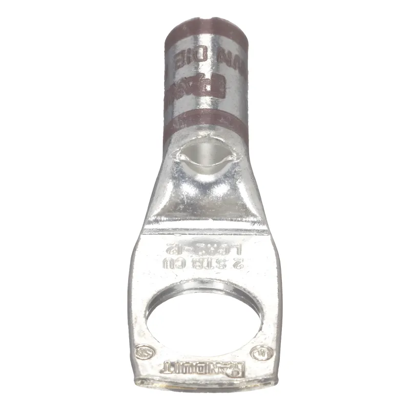 Zapata de compresión LCA2-12-Q, para cal. 2 Awg, Barreno para tornillo prisionero de 1/2, 1 Pz