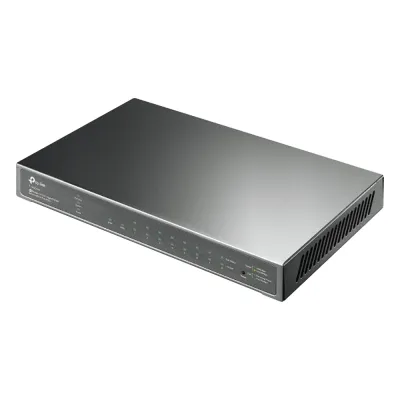Switch PoE JetStream SDN Administrable 8 puertos 10/100/1000 Mbps + 2 puertos SFP, 8 puertos PoE, 61W, administración centralizada OMADA SDN