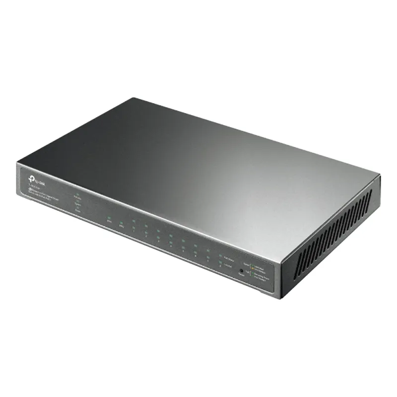 Switch PoE JetStream SDN Administrable 8 puertos 10/100/1000 Mbps + 2 puertos SFP, 8 puertos PoE, 61W, administración centralizada OMADA SDN