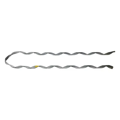 Remate Preformado de Acero Galvanizado para fibra Mini-ADSS, Diámetros 6-7 mm (Estructura de 4 hilos con Polvo Abrasivo)