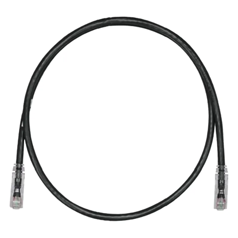 Cable de Parcheo TX6, UTP Cat6, 24 AWG, CM, Color Negro, 0.91 Metros (3 Pies)