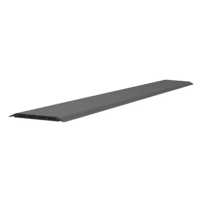 Canaleta de Piso de 4 Vías, Material PVC Rígido, 6 ft de largo, 176 mm de Ancho, Color Negro