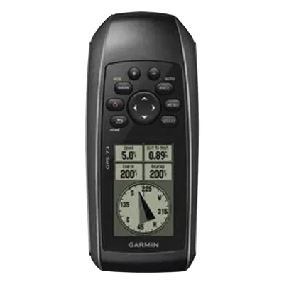 GPSMAP 73 Portátil / Pantalla LCD 4 Niveles de Gris / Resolución 128 x 160 Píxeles / Autonomía +18 Horas / Resistencia al Agua IPX7 / Receptor de Alta Sensibilidad / 1000 Waypoints / 100 Tracks / Flotante / Calendario de Caza y