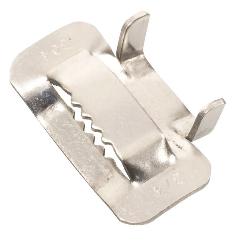 Hebilla de Acero Inoxidable T, 3/4", 100 piezas