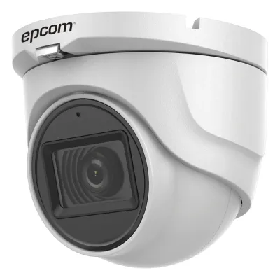 AUDIO POR COAXITRON / Turret TURBOHD 5 Megapixel / Angulo de vision 85.5° / Lente 2.8 mm / 30 mts IR EXIR / Exterior IP67 / 4 Tecnologías / dWDR