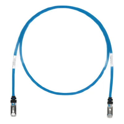 Patch Cord Cat6A, Blindado S/FTP, CM/LS0H, 4.57 Metros (15 Pies), Color Azul