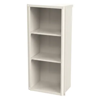 Gabinete Abierto de 3 Niveles / Sin Puerta / Uso Múltiple / Acero Galvanizado / 400 x 1060 x 300 mm