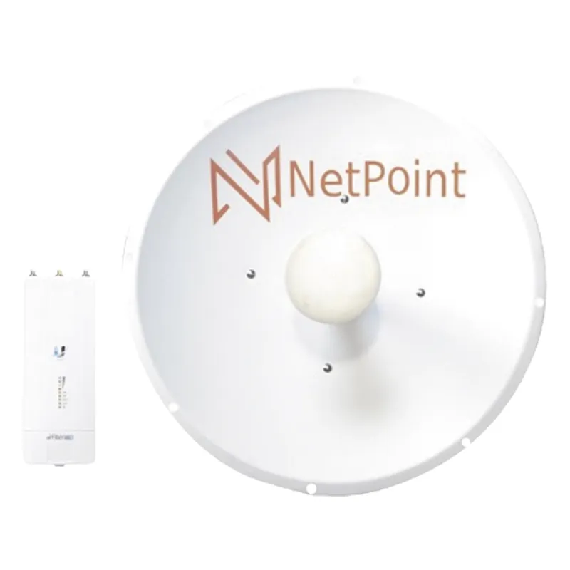 Kit de radio AF5XHD con antena NP2GEN3 de 34 dBi , Frecuencia (4.9-6.2 GHz), incluye jumper, ideal para distancias de hasta 50km