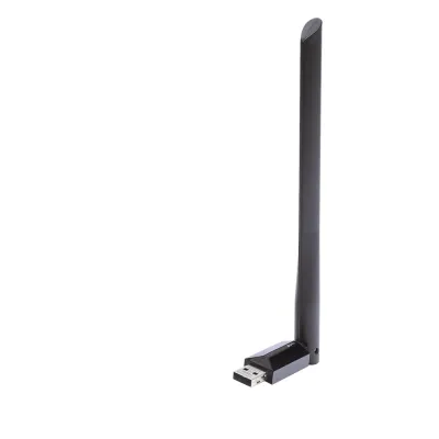 Adaptador USB inalámbrico doble banda AC 600 Mbps, antena de alta ganancia.
