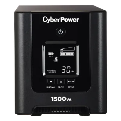 UPS de 1500 VA/1050 W, Topología Línea Interactiva, Entrada 120 Vca NEMA 5-15P, Onda Senoidal Pura, Tipo Mini Torre, Con 8 Tomas NEMA 5-15R