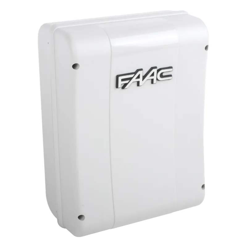 Cuadro de mando FAAC E024S para operadores abatibles FAAC S418 y FAAC 770N