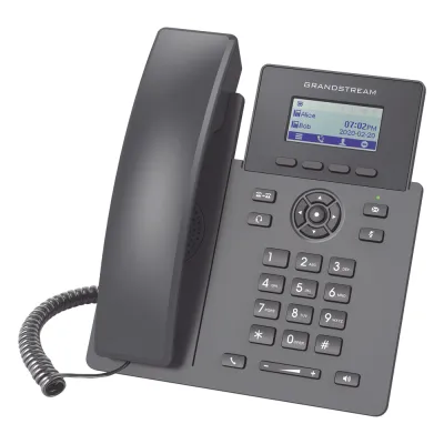 Teléfono IP Grado Operador, 2 líneas SIP con 2 cuentas, PoE, codec Opus, IPV4/IPV6 con gestión en la nube GDMS